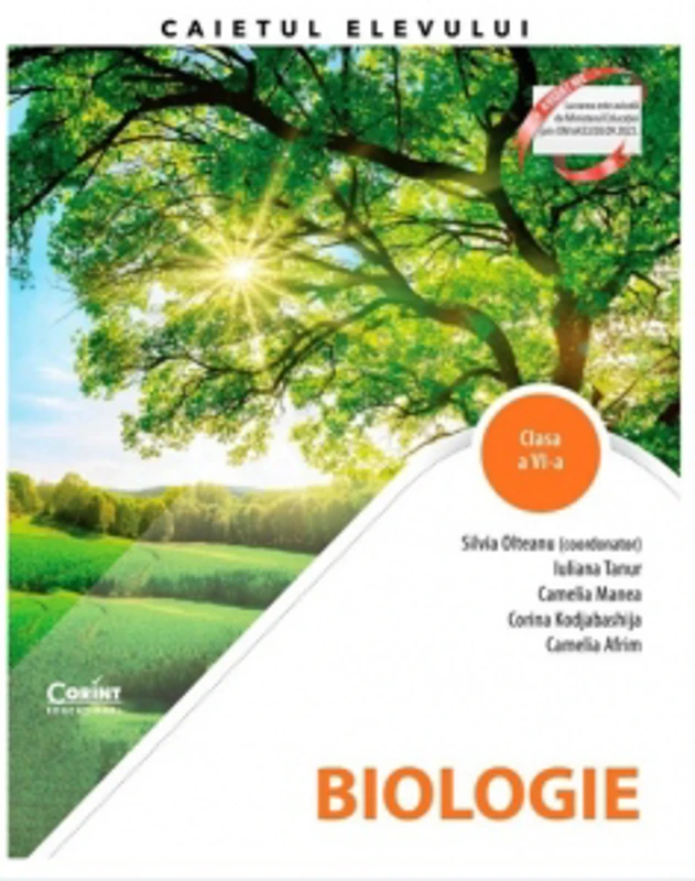 Biologie. Caietul elevului pentru clasa a VI-a