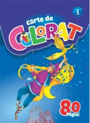 Carte de colorat cu 80 de pagini. Volumul I (pentru baieti)