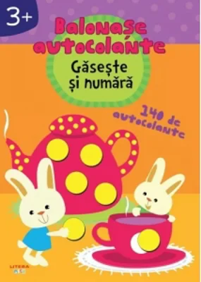 Balonase autocolante. Gaseste si numara (3+)