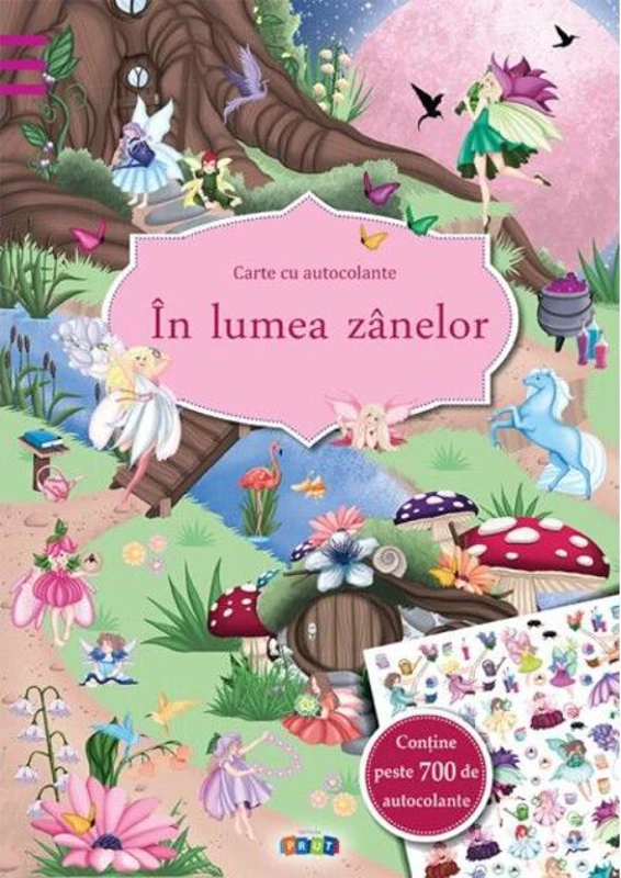 În lumea zânelor. Carte cu autocolante