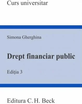 Drept financiar public. Ediția 3