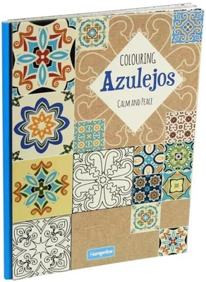 Carte de colorat Calm and Peace Azulejos