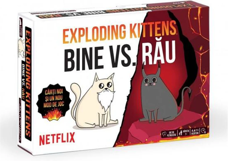 Exploding Kittens: Bine vs Rău