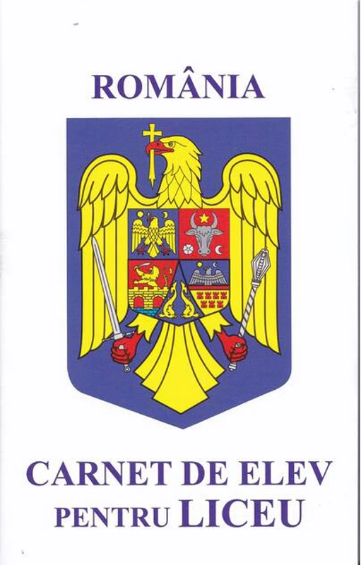 Carnet de elev pentru liceu
