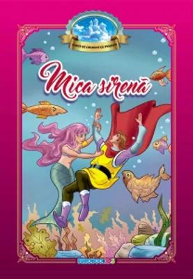 Mica Sirena - carte de colorat cu povesti (format B5)
