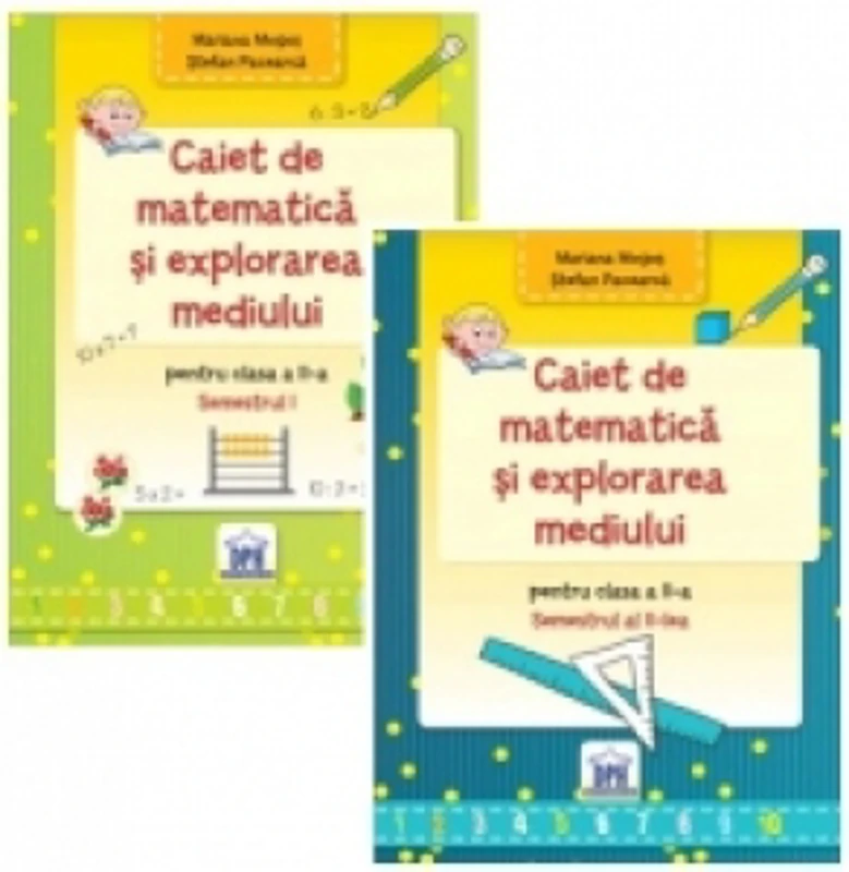 Set Caiete de matematica si explorarea mediului pentru clasa a II-a (Partea I + Partea a II-a)