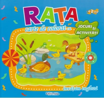 Rata. Carte de colorat cu jocuri si activitati (+2 ani)