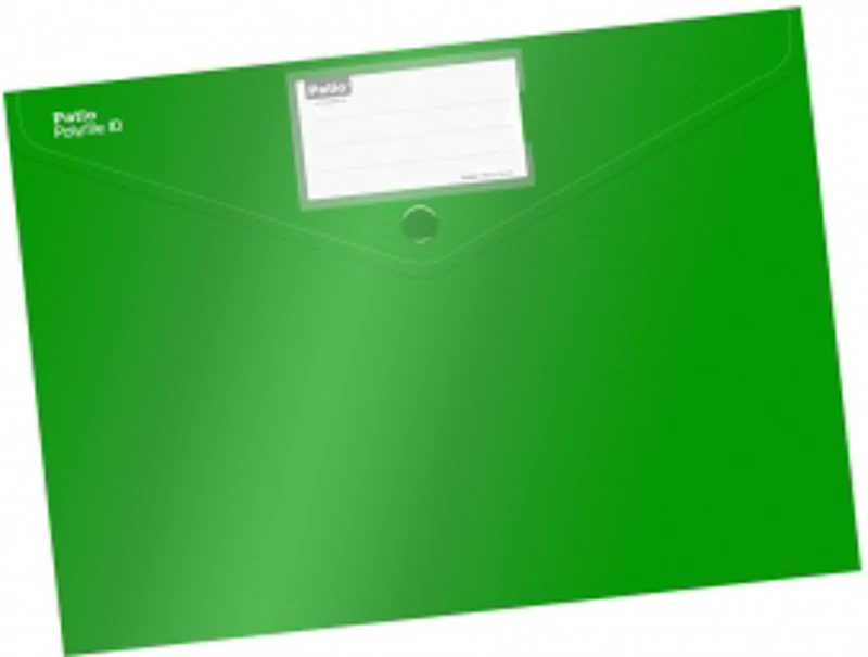 Mapa cu buton A4 culori mate, Verde