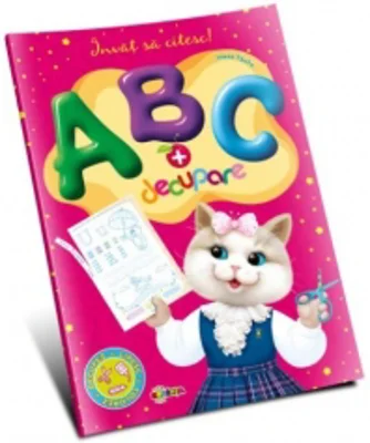 Marea carte de colorat. Invat sa citesc. ABC + decupare