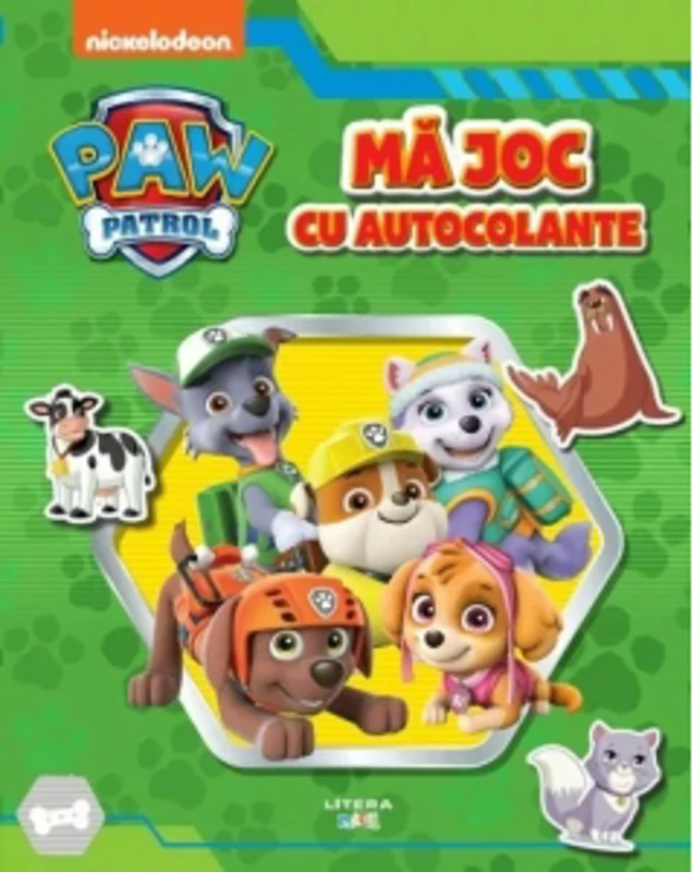 Patrula Catelusilor. Ma joc cu autocolante. Carte de activitati