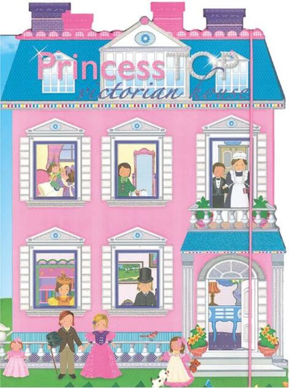 Princess Top. Victorian house (bleu)
