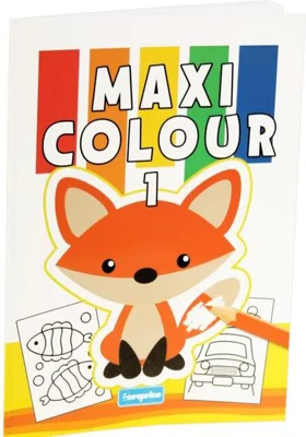 Carte de colorat Maxi Colour (Vol. 1)