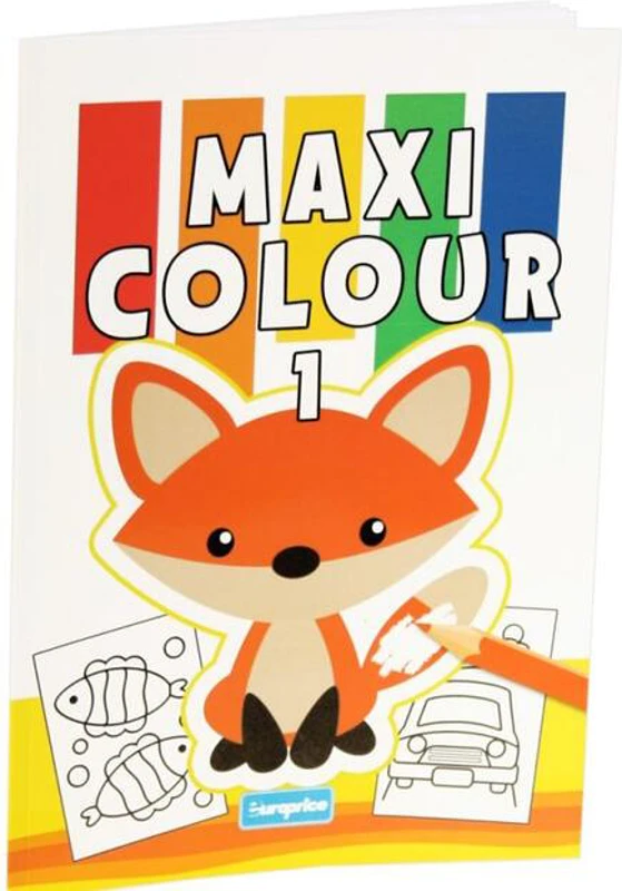 Carte de colorat Maxi Colour (Vol. 1)