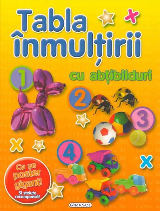 Tabla înmulțirii cu abțibilduri