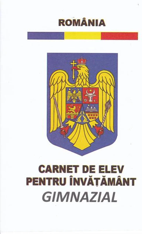 Carnet de elev pentru clasele V-VIII