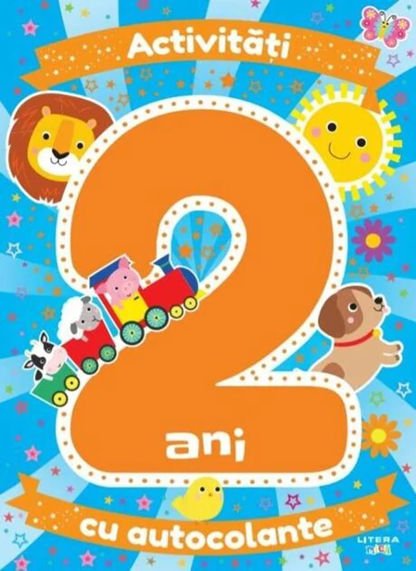 Activități cu autocolante la 2 ani