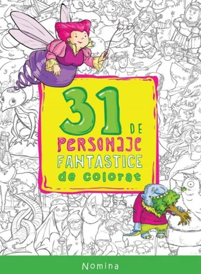 31 de personaje fantastice de colorat