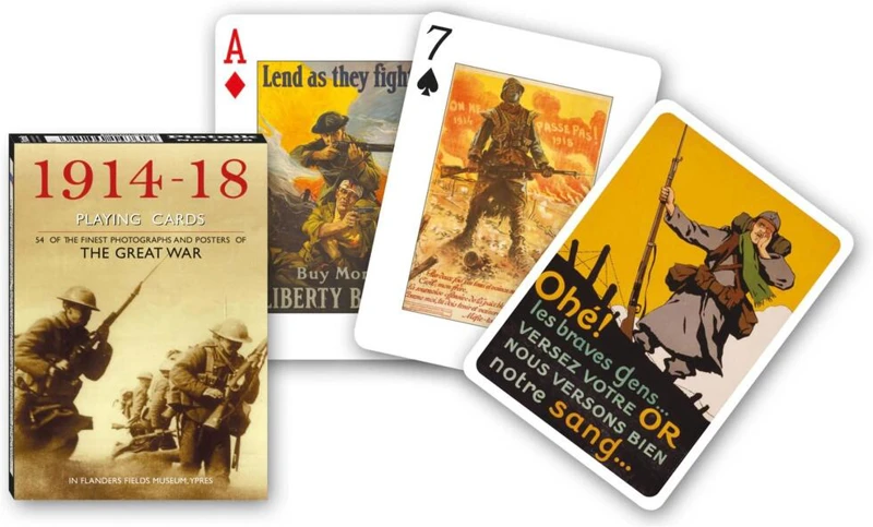 Cărți de joc Piatnik de colecție cu tema „The Great War 1914-18”