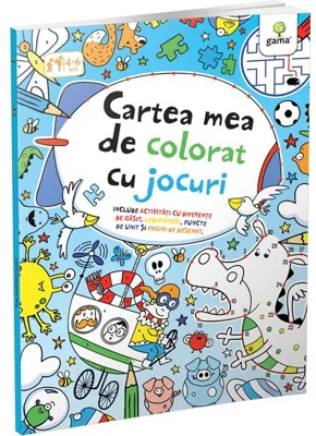 Cartea mea de colorat cu jocuri