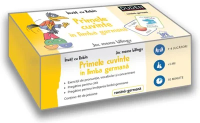 Cutie Învăț cu Robin. Primele cuvinte în limba germană