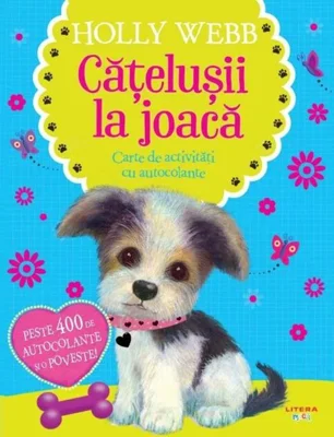 Cățelusii la joacă. Carte de activități cu autocolante