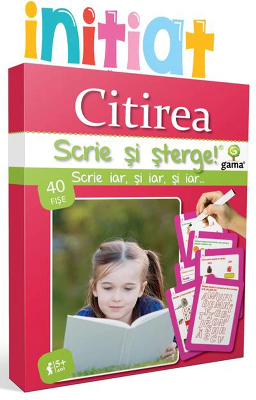 Citirea. Scrie și șterge! Inițiat (6-7 ani)