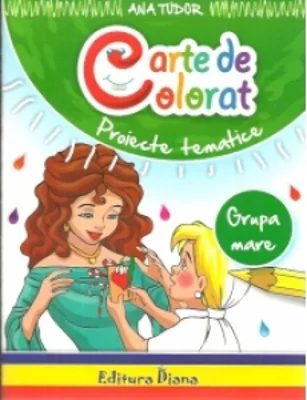 Carte de colorat - proiecte tematice - 5-6 ani