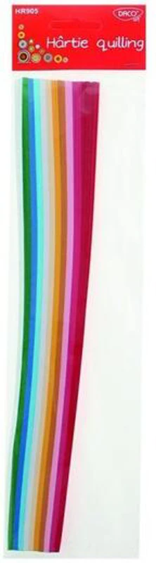 Hârtie pentru quilling DACO, 30x1cm, 300/set  - HR905