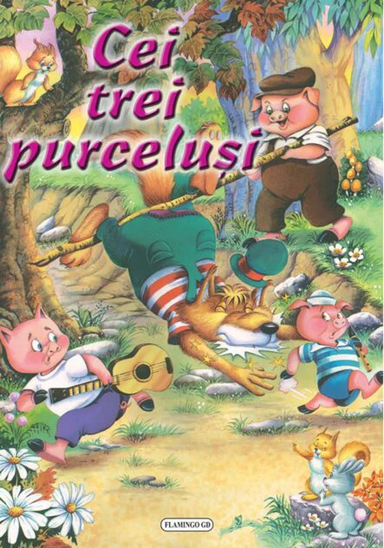 Cei trei purceluși (ilustrată)