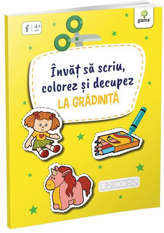 Învăț să scriu, colorez și decupez la Grădiniță