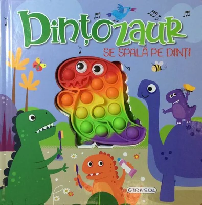 Dintozaur se spală pe dinți