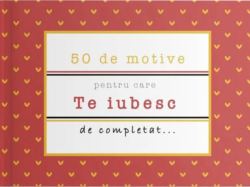 50 de motive pentru care - Te iubesc (roșu)