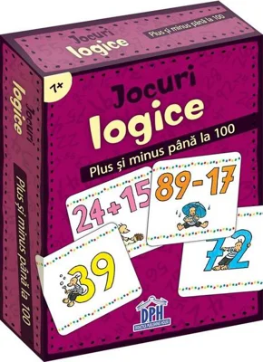 Plus și minus până la 100. Jocuri logice