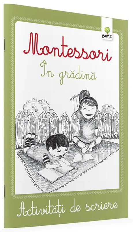 Activități de scriere Montessori. În grădină