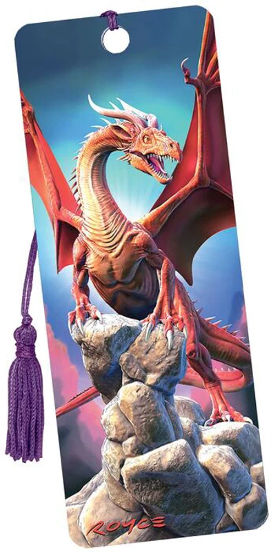 Semn de carte 3D - Red Dragon