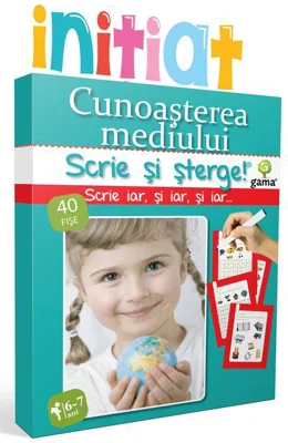 Cunoaşterea mediului. Scrie și șterge! Inițiat (6-7 ani)