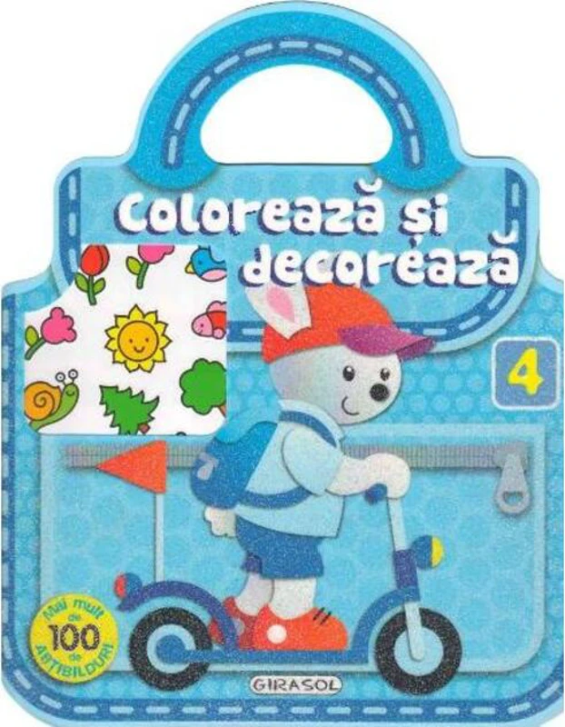 Colorează și decorează nr.4
