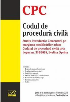 Codul de procedura civila | Evelina Oprina