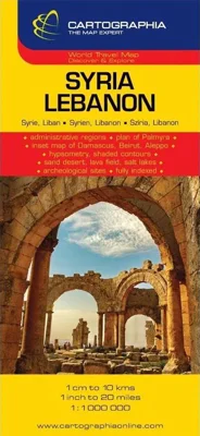Hartă rutieră Siria, Liban