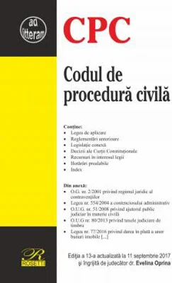Codul de procedura civila | Evelina Oprina
