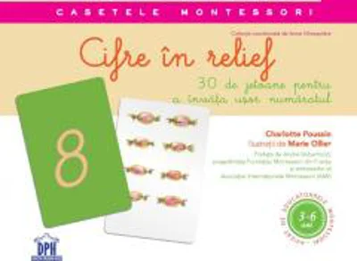 Cifre in relief – Casetele Montessori |
