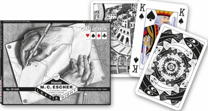 Pachet dublu de cărți Escher Left And Right