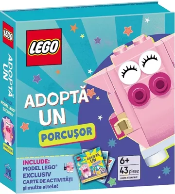 LEGO – Adopta un Porcusor. Activitati pentru micii iubitori de animale