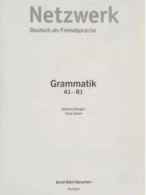 Netzwerk A1-A2-B1 Grammatik