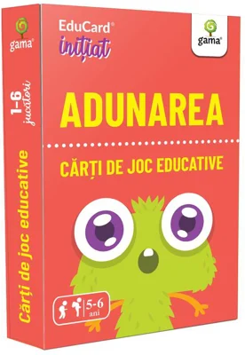 Adunarea. EduCard initiat. Carti de joc educative