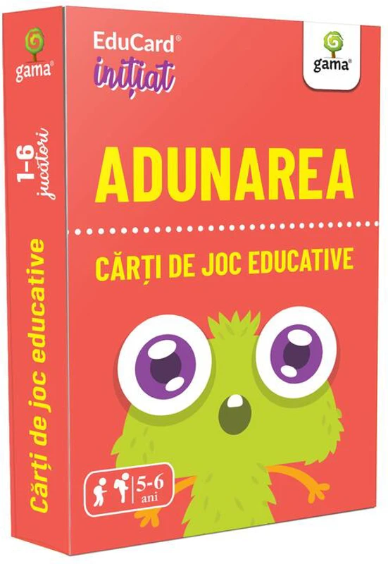 Adunarea. EduCard initiat. Carti de joc educative