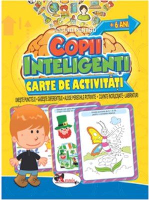 Jocuri pentru copii inteligenti - 6 ani. Carte de activitati