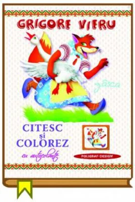 Citesc si colorez cu autocolante - Gasca |