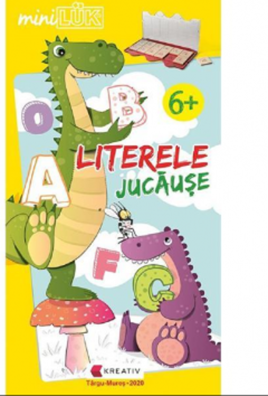 Joc educativ LUK, Literele Jucause, exercitii distractive de limba romana, varsta 6+