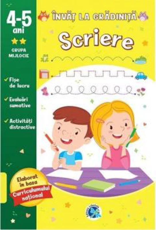 Invat la gradinita Scriere pentru grupa mijlocie, 4-5 ani